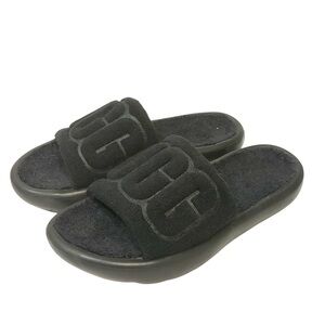 UGG Size 6 Mini Slide Black Womens Flip Flops Sliders‎ Sandals